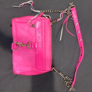 Rebecca Minkoff Bright Pink Mini M.A.C. Crossbody